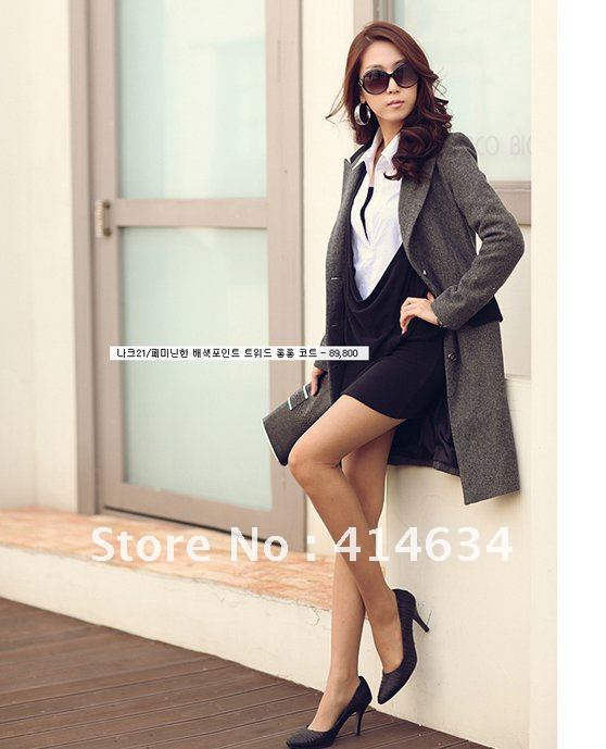 2012 New Style Pure Cotton Fake Two Piece Slim Working Feeling  Dress With All Matching For Big Promotion 9202