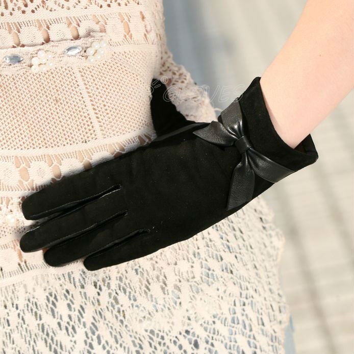 2012 NEW style  Wholesale ladies genuine leather gloves,mittens and gloves