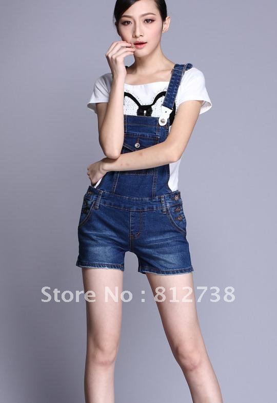 2012 new sweet wind women Bib shorts , women denim overalls ,women jumpsuits,free shipping