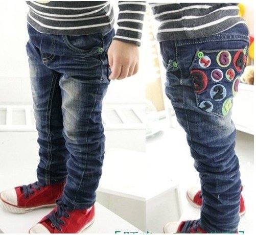 2012 new type /baby clothing/ Children trousers/boy&girl's pants/ baby jeans/[Free shipping ]5pcs/lot