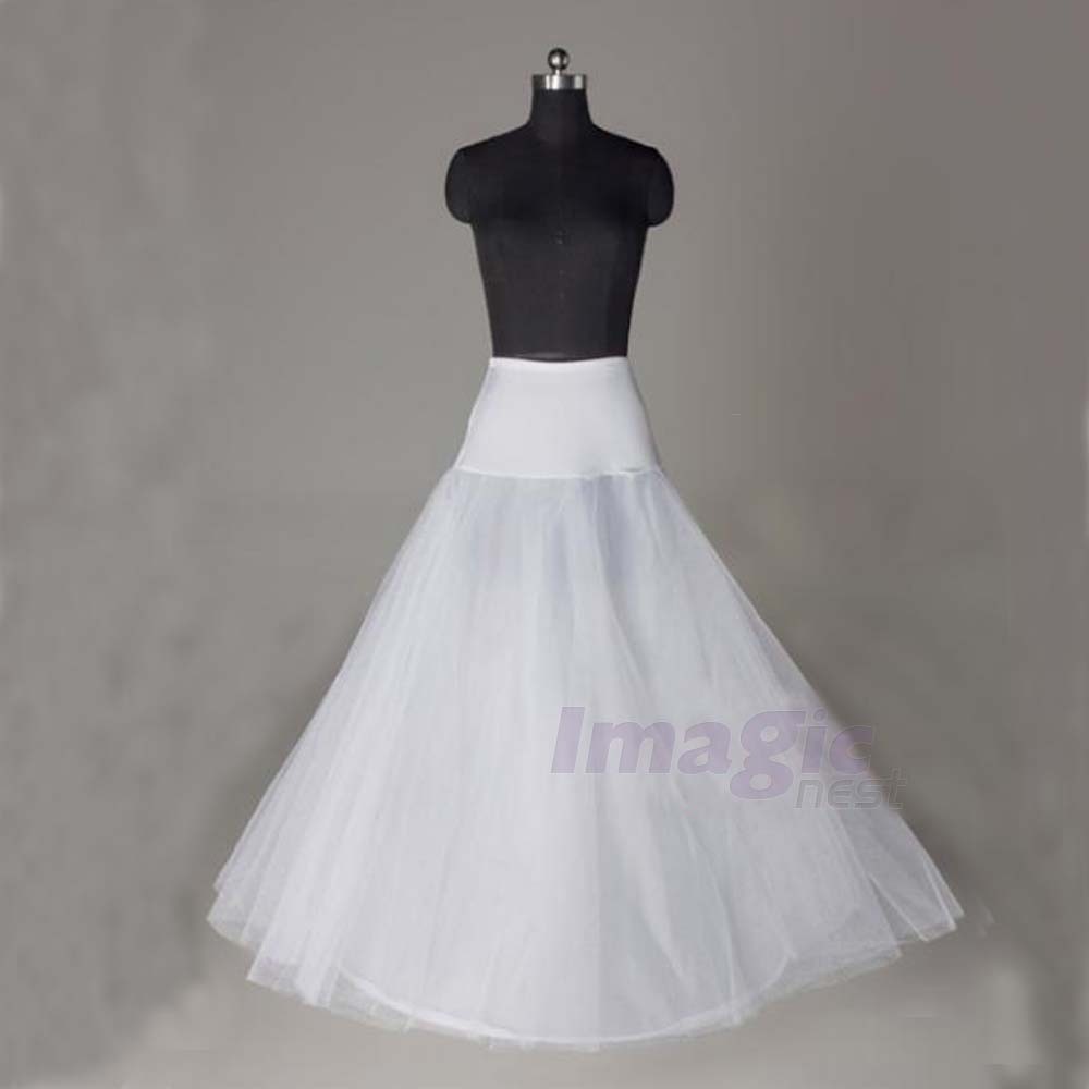 2012 new wedding petticoat  New Wedding Dress/Bride Gowns Petticoat Underskirt Slips 1 Hoop A-Line White