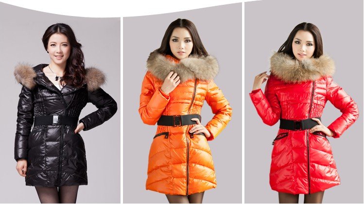 2012 New Winter Korea Fashion Down Jacket,fur collar,nap,windbreaker and luxury clothing,warm coat.long style