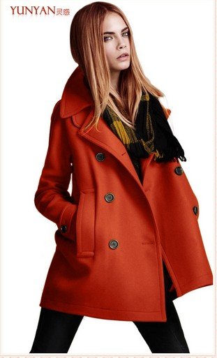 2012 new winter trench women double breasted cardigan jacket coats ,free shipping