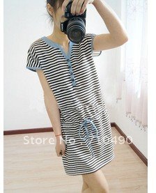 2012 new women's dress sundress han autumn outfit v