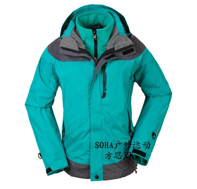 2012  new  women warm ski suits Jackets  Caulking windproof clothes female models  two-piece warm Jackets  free shipping 999