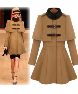 2012 NEW [YZ050] women's winter mantle design woolen coat, outerwear, trench, female coats long jackets free shipping