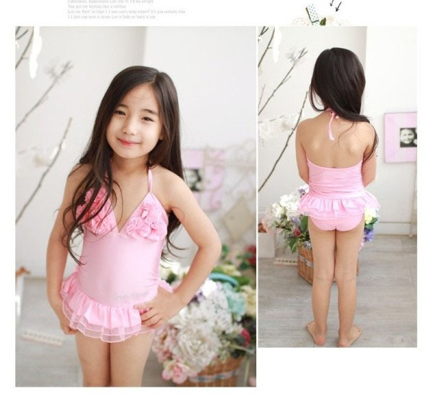 2012 newest 2 - 6 years Pink&blue girl one-piece swimsuit,Children'sbikini,kid swimsuit,baby  swimwear,wholesales&Free shipping