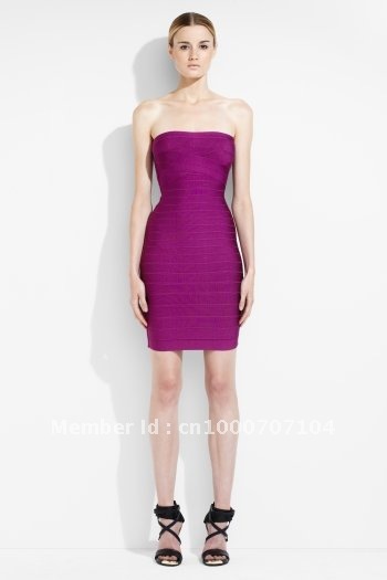 2012 Newest style bandage dress,catsuit,Free shipping,nightwear dress,Purple Max Ariza