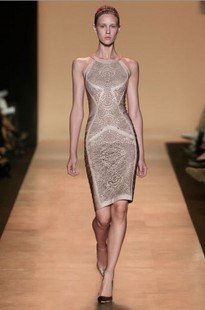 2012 newest style,Max Ariza ,Gray spaghetti strap dress,HL bandage dress ,nightwear ladies ,evening dress ,Free shipping