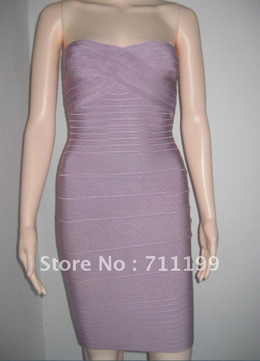 2012 newest style Max Ariza ladies dress,light purple dress,HL bandage dress,nightwear ladies ,ceremony dress,Free shipping