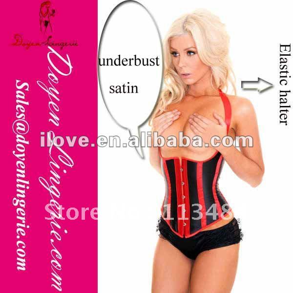 2012 Newest Underbust Elastic Halter Corset Body Shaper Slimming DH831
