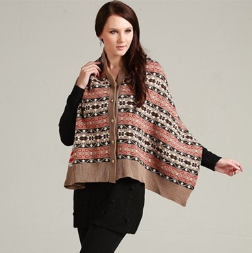 2012 Newest! Women's end of a single stripe knitted shawl