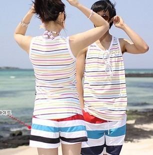 2012 normic fashion beach pants lovers board short white blue black stripe