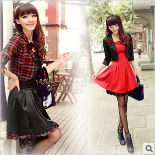 2012 one-piece dress autumn AYILIAN twinset long-sleeve dress women autumn one-piece dress