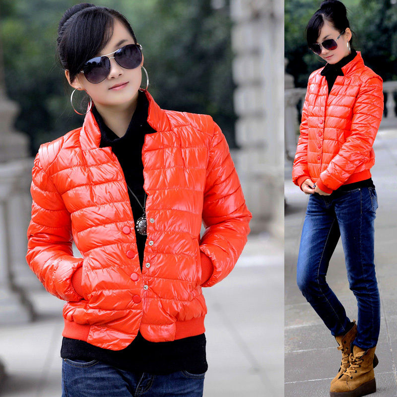 2012 outerwear down coat female slim short design women's down coat