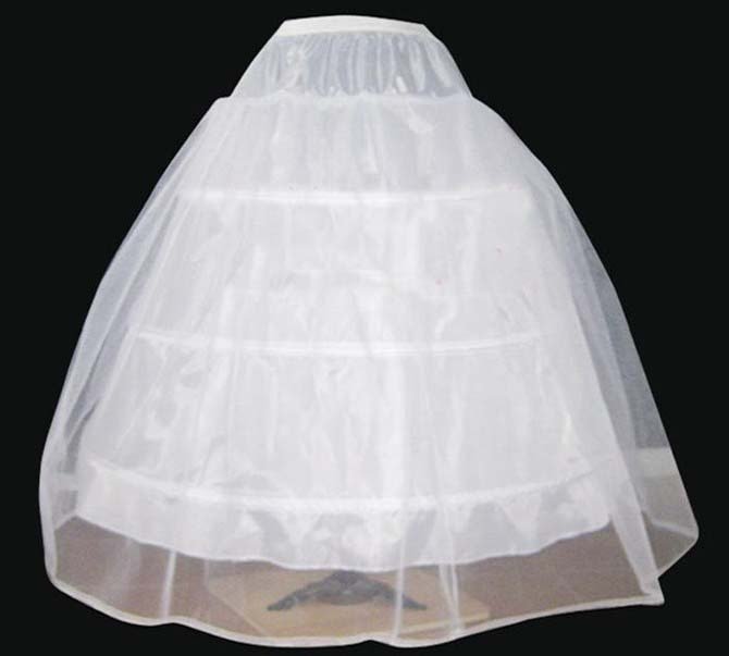 2012 Petticoat 3 HOOP Ball Gown Bone  Full Crinoline  Petticoats Wedding Skirt  Slip