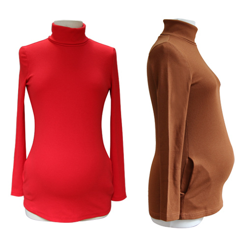 2012 plus size fashion maternity clothing autumn and winter autumn basic turtleneck shirt long-sleeve T-shirt top