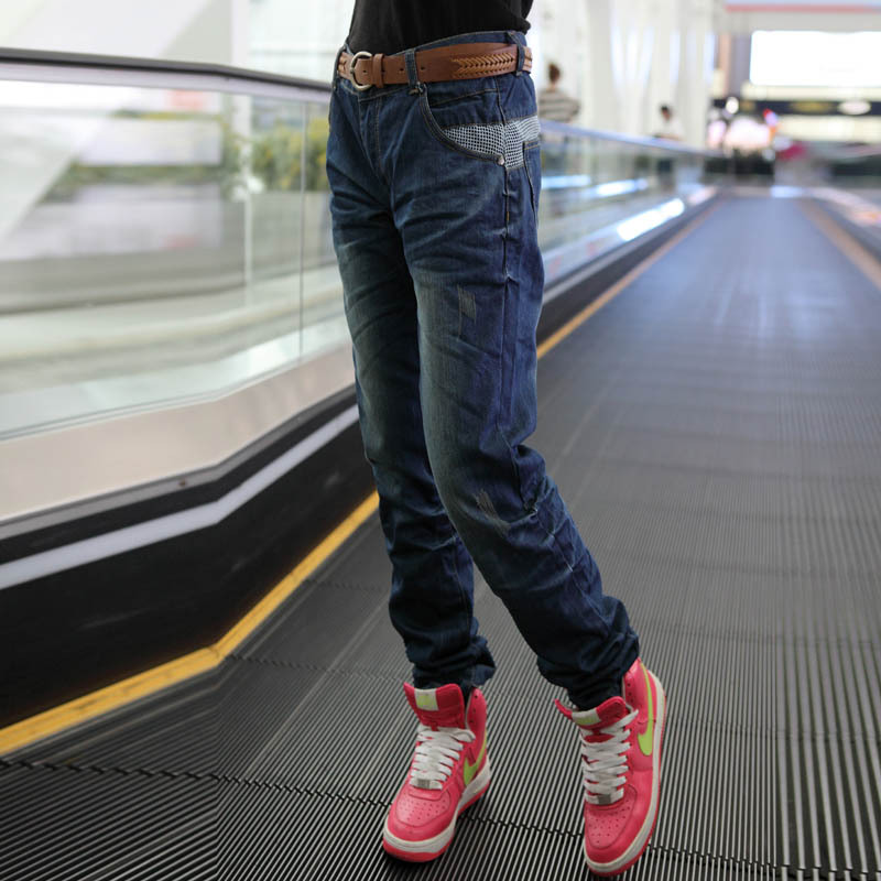 2012 plus size jeans women's trousers autumn female jeans