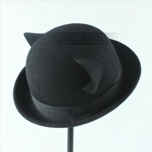 2012 popular cat ears woolen hat fashion female hat