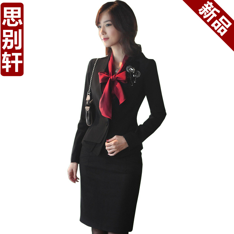 2012 professional set women's fashion piece set work wear women's skirt female work wear