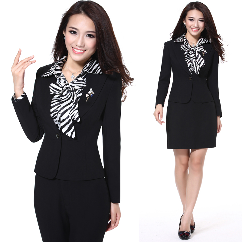 2012 professional women's ol work wear women's set fashion skirt piece set work wear formal