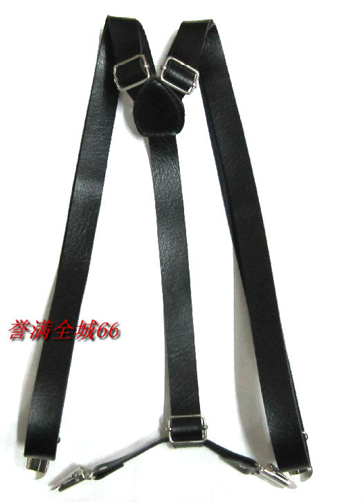 2012 PU male women's general suspenders strap women's suspenders