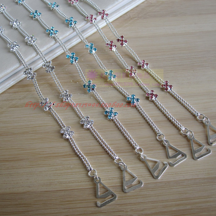 2012 quality diamond shoulder strap bra metal shoulder strap rhinestone shoulder strap