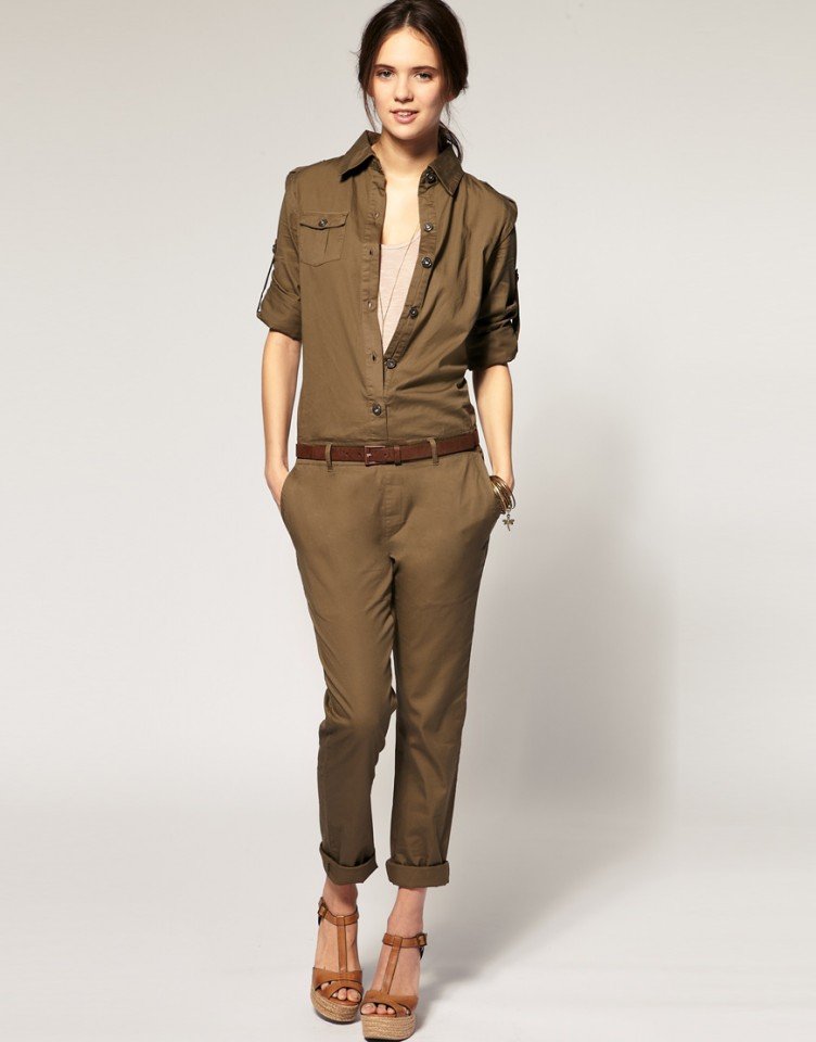 2012 S&S Stylish Overalls Jumpsuits With Pockets Women's Cotton Pants, Rompers With Free Belts Free Shipping