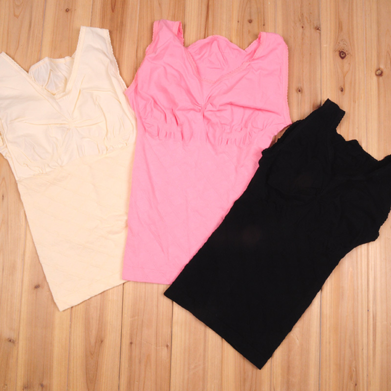 2012 seamless high-elastic cotton all-match vest female child top