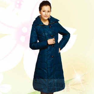 2012 semi-finished down coat female 2184