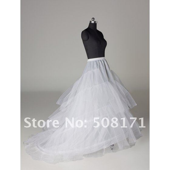 2012 Sexy  Three  Layer Free Shipping  Two wheel rim White Wedding Dress petticoat New Without tags Bridal Gown petticoat