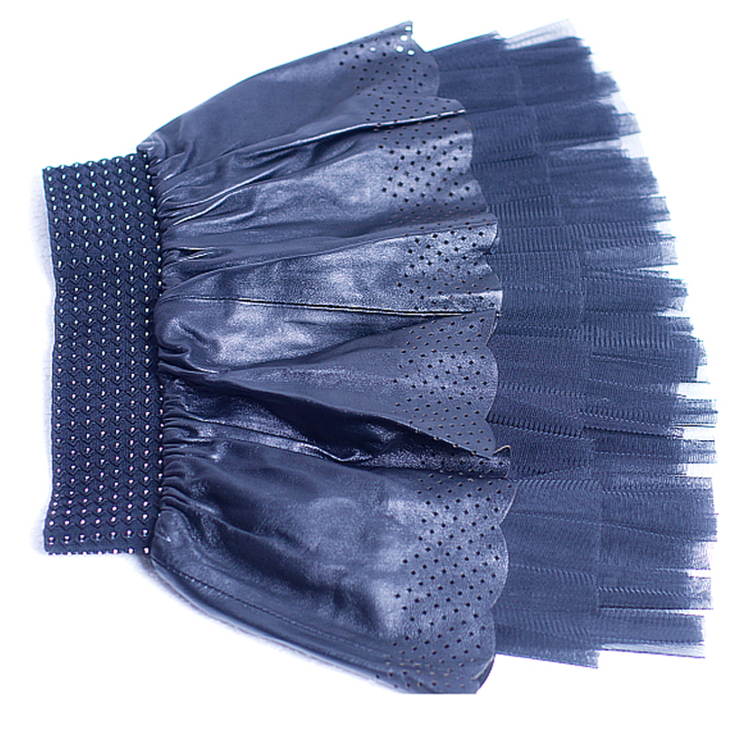 2012 sheepskin dress tulle dress lace leather skirt bust skirt genuine leather bag with short skirt sheepskin half-skirt