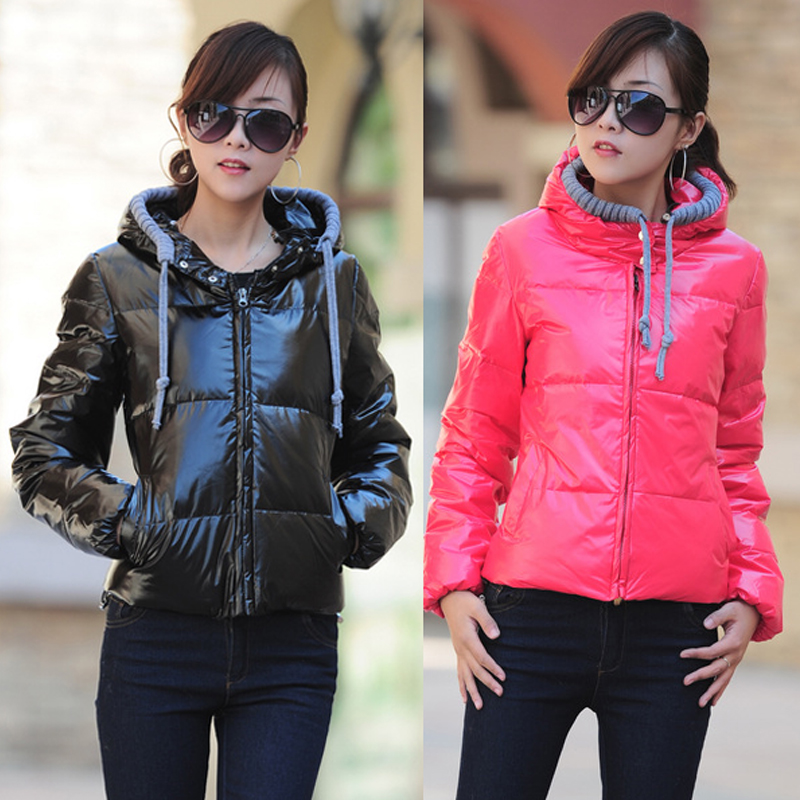 2012 shiny short design female winter all-match wadded jacket brief cotton-padded jacket cotton-padded jacket cotton