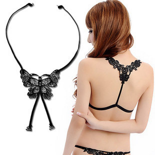 2012 shoulder strap 861 cross pectoral girdle racerback cutout bow black diamond shoulder strap