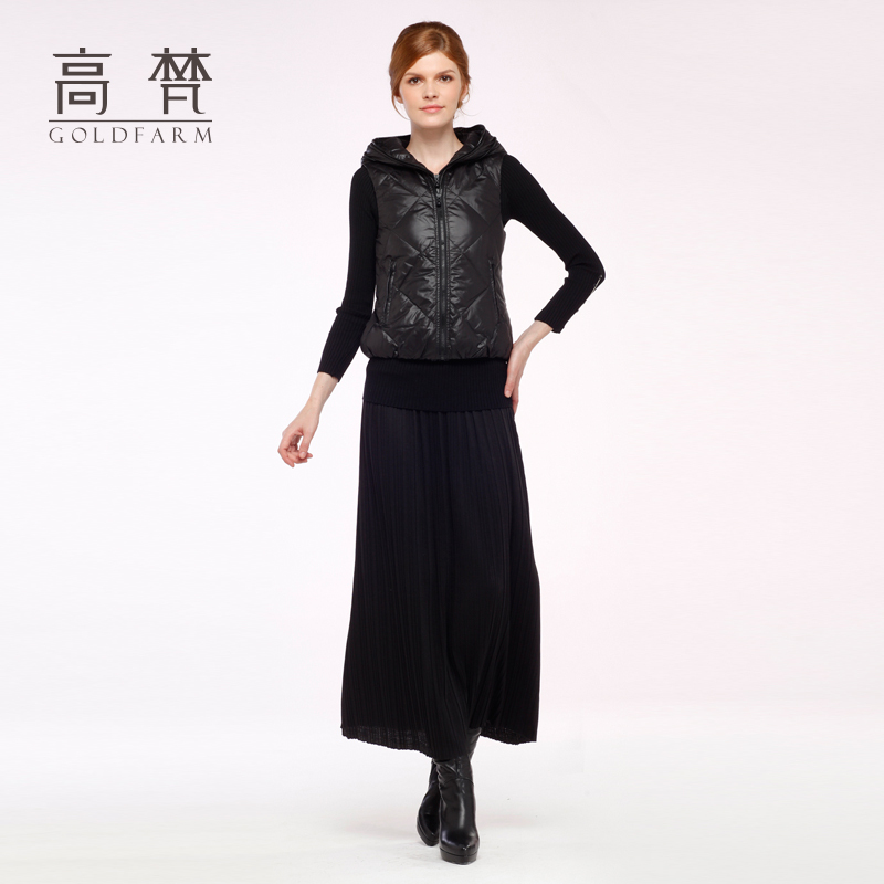 2012 slim female sleeveless down coat