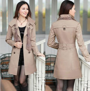 2012 slim thin long paragraph outerwear double breasted OL outfit women's outwear female coat ladiescoat of stock clearance