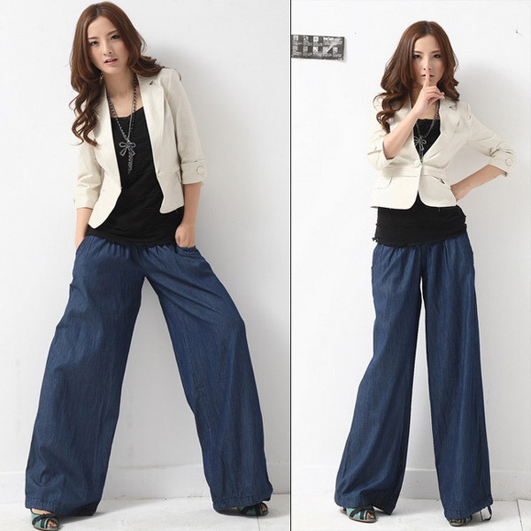 2012 slim women's jeans women's casual denim trousers autumn female pants