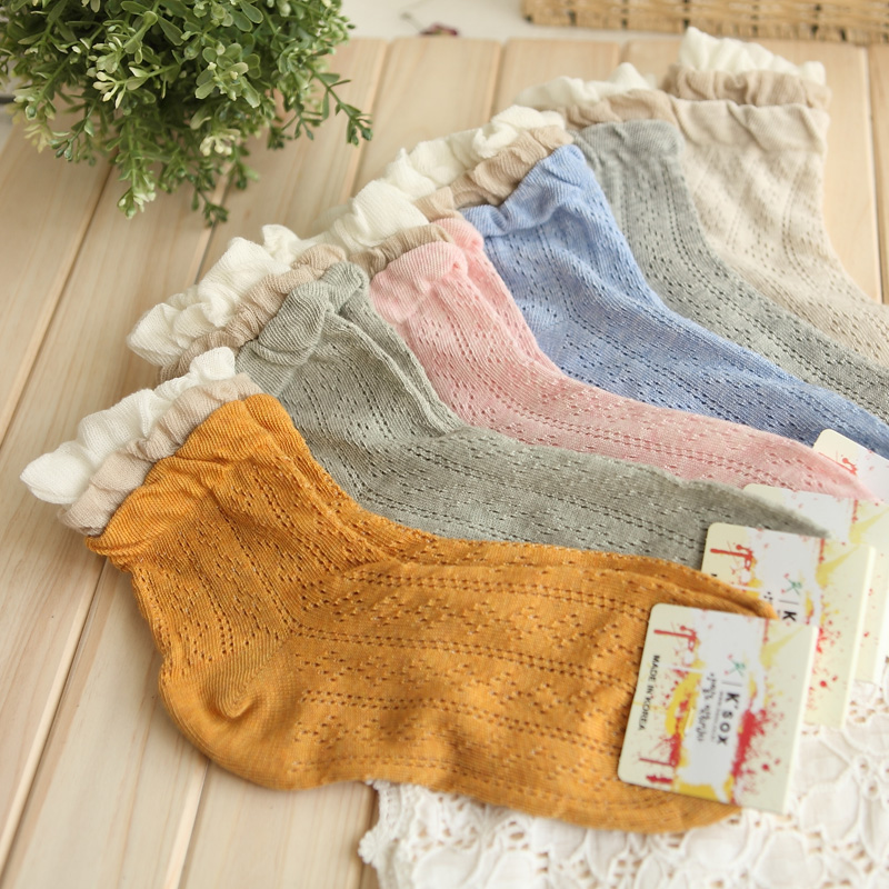 2012 smallerone laciness dot women's 100% cotton sock socks dw297