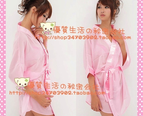 2012 smut wardrobe japanese style usuginu transparent sleepwear kimono bathrobe