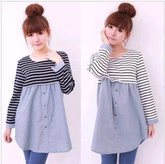 2012 spring and autumn maternity clothing maternity nursing clothes fashion nursing clothing maternity t-shirt