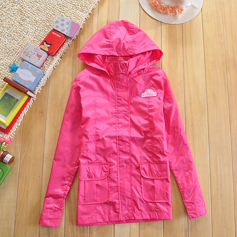 2012 spring and autumn sun protection clothing female child outerwear child trench BALABALA