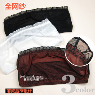 2012 spring and summer baimuer laciness short design tube top tube top basic