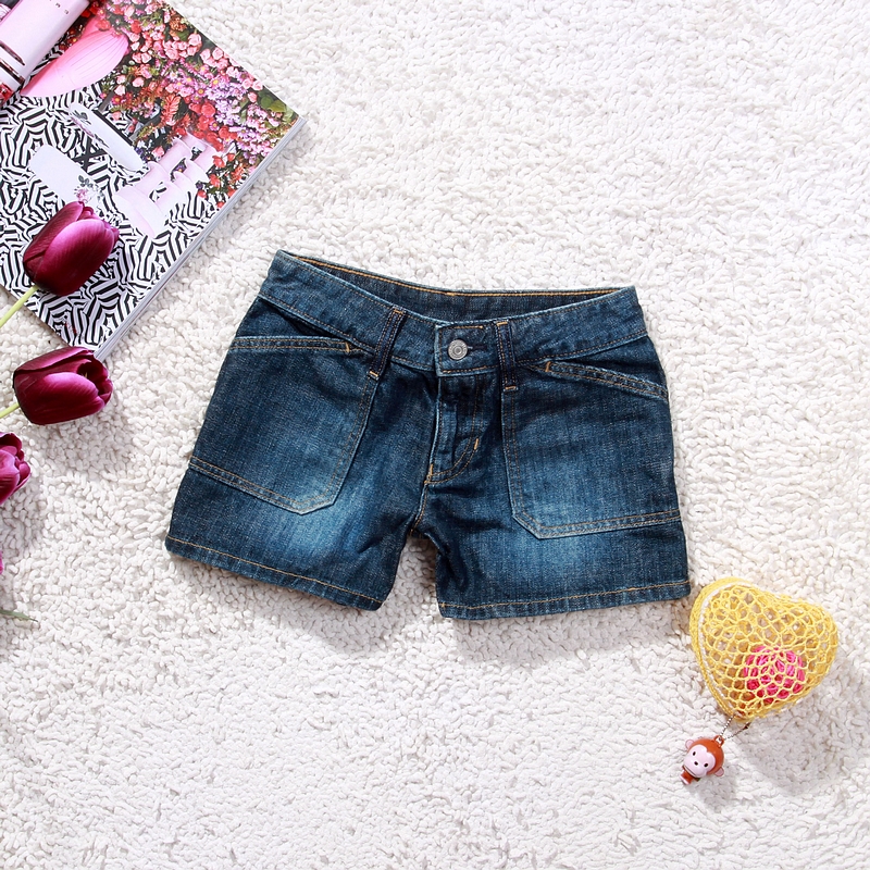 2012 spring and summer new arrival women's summer slim denim shorts f459a