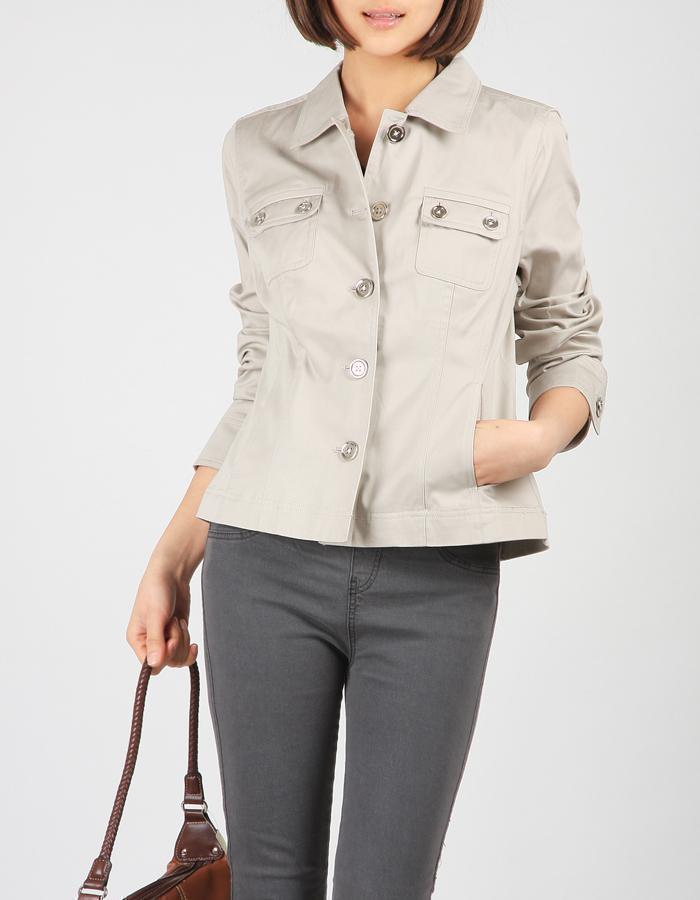 2012 spring Women 100% cotton slim casual jacket outerwear plus size 1l f38 (WC001)