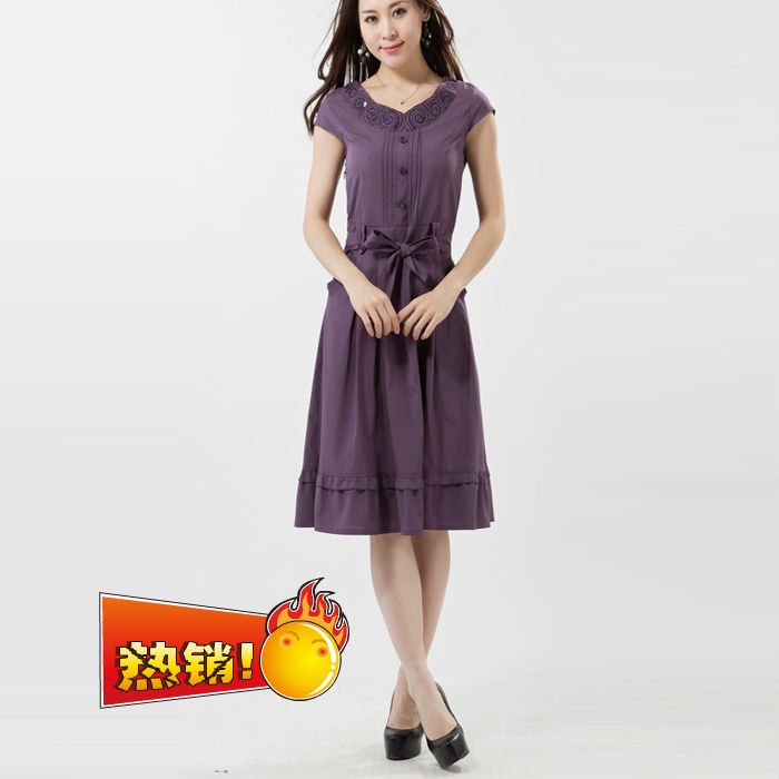 2012 summer clothes hot selling dresses fashion dress L024 One-piece Dress free shipping wholesale and retail
