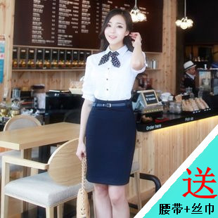 2012 summer elegant slim women's work wear ol tooling set fashion career skirt tooling