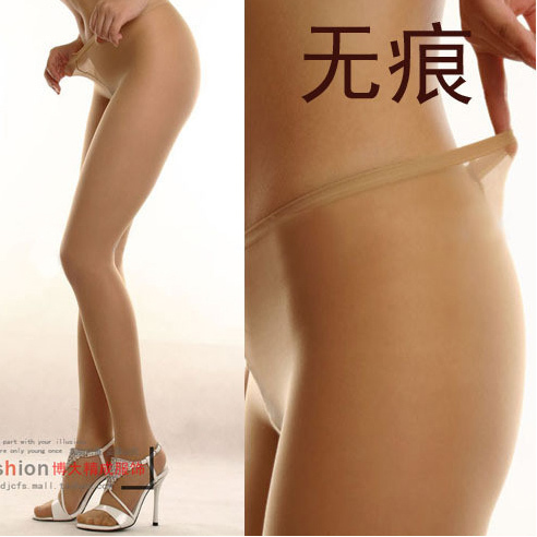 2012 summer fashion 15d full transparent t seamless ultra-thin pantyhose solid color stockings female chromophous