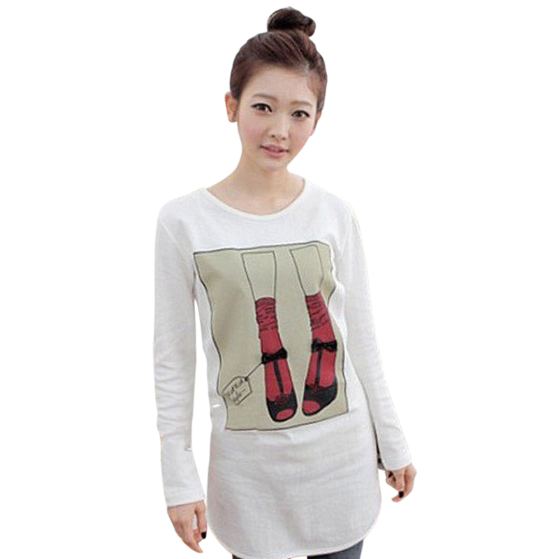 2012 summer maternity clothing maternity slim fashion long-sleeve round neck T-shirt shirt