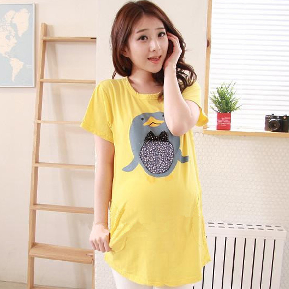 2012 summer new arrival japanese style little penguin short-sleeve top fashionable casual loose t-shirt 23019