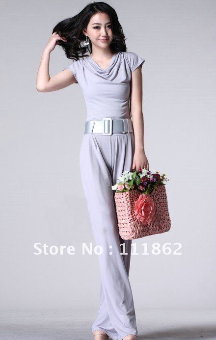 2012 summer new European and American fashion women large size jumpsuit
